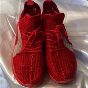 WOMENS RED ATHLETE SHOES